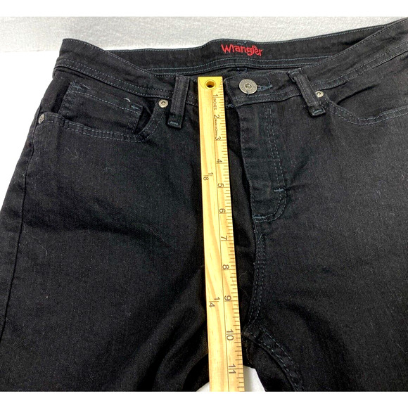 Wrangler‎ Jeans Womens Size 10 P Black Denim Boot Cowgirl - Picture 8 of 10